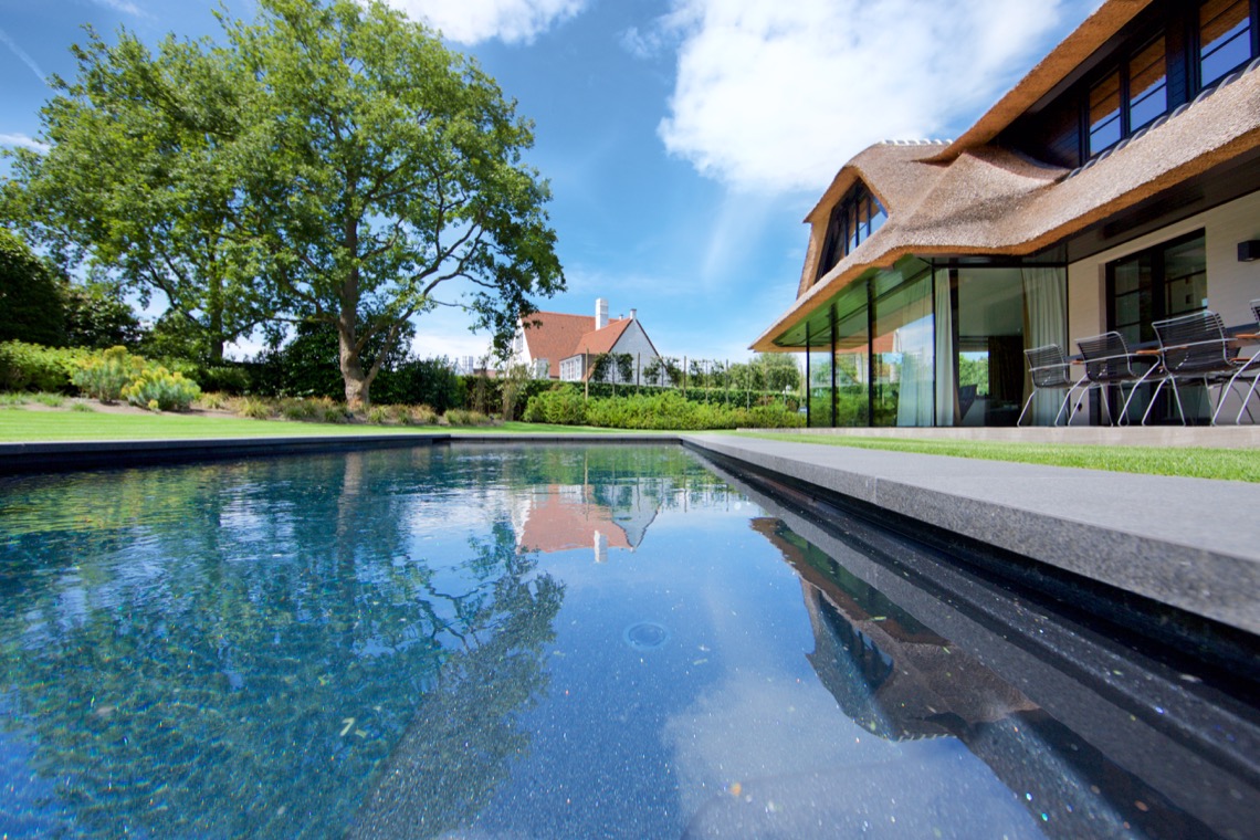 zwembad in villa tuin